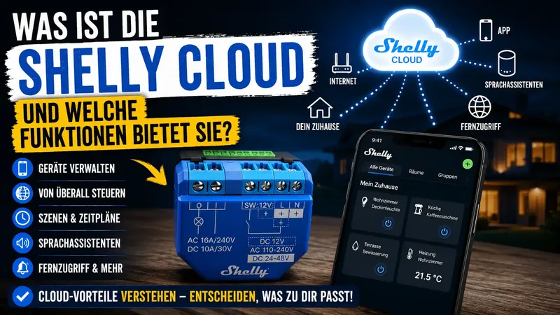 Was ist die Shelly Cloud und welche Funktionen bietet sie?