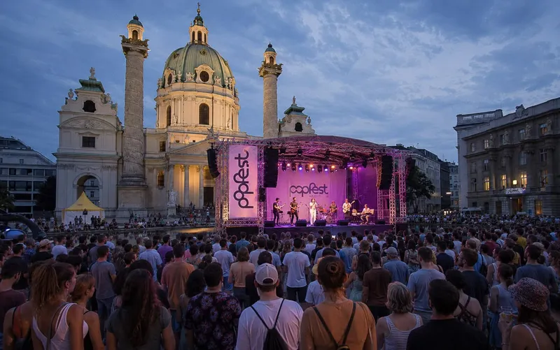 Popfest Wien 2026: Vier Tage Musik bei freiem Eintritt am Karlsplatz