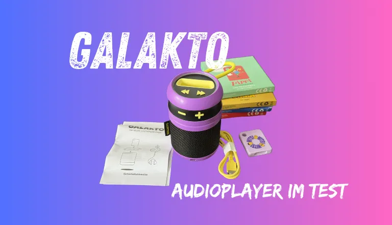 🎵 Hörspielspaß statt Bildschirmzeit: Unser Test des Galakto Audioplayers mit dem Deine Freunde Starter Set
