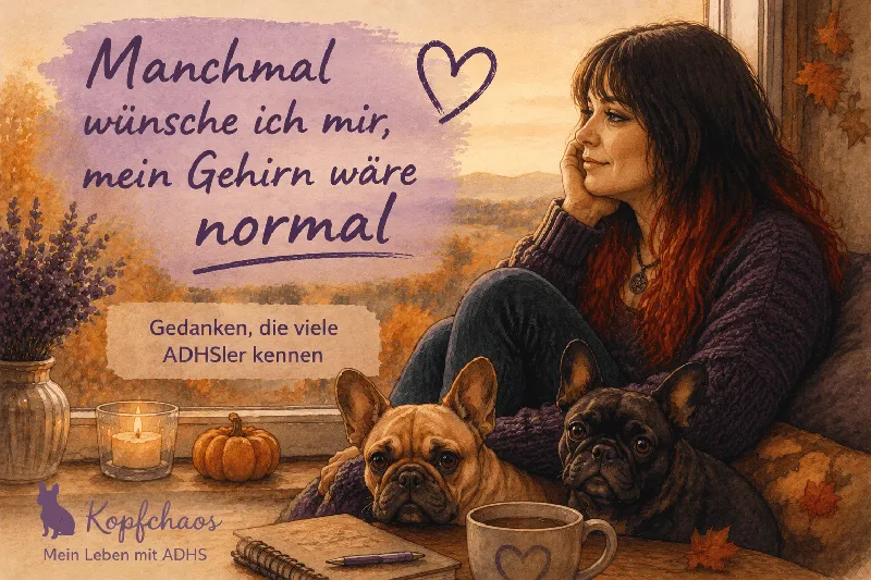 Manchmal wünsche ich mir, mein Gehirn wäre normal