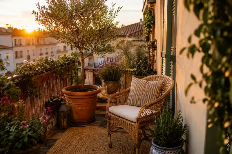 Mediterrane Balkon Deko: Urlaubsgefühl auf wenigen Quadratmetern