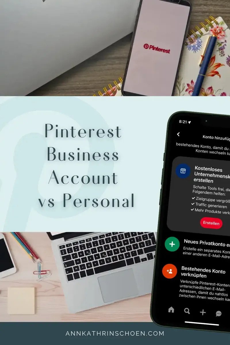Pinterest Business Account vs Personal