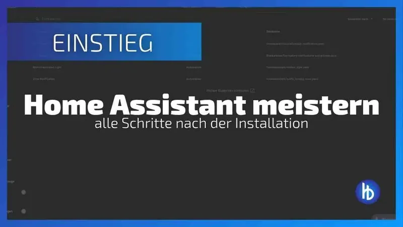 Erste Schritte mit Home Assistant