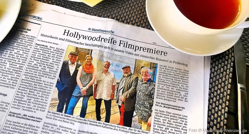 ... und was für ein toller Zeitungsartikel zum Frühstück