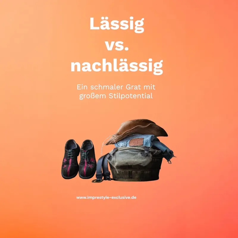 Lässig vs. nachlässig