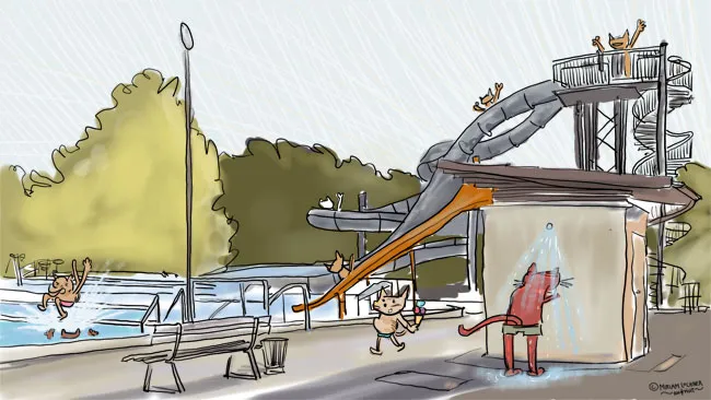 Ärger im Familienbad –Schwimmbad Augsburg Superfail!!