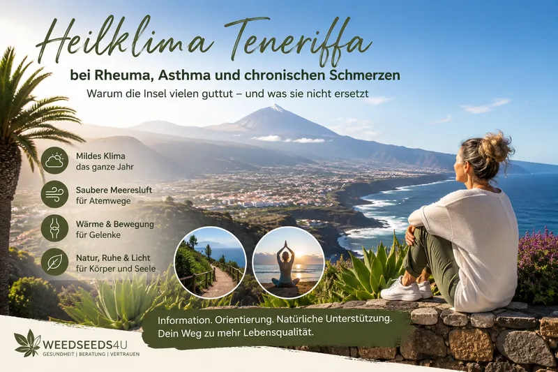 Heilklima Teneriffa bei Rheuma, Asthma und chronischen Schmerzen: Warum die Insel vielen guttut – und was sie nicht ersetzt