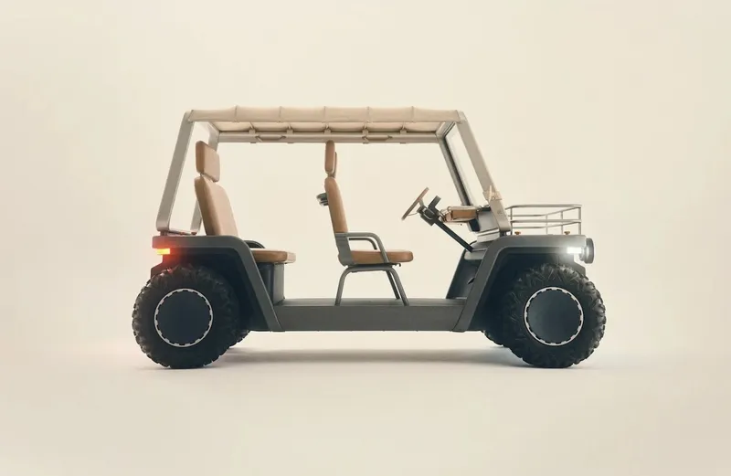 Das Amble One: zu gut für den Golf-Platz, zu langsam für die Autobahn