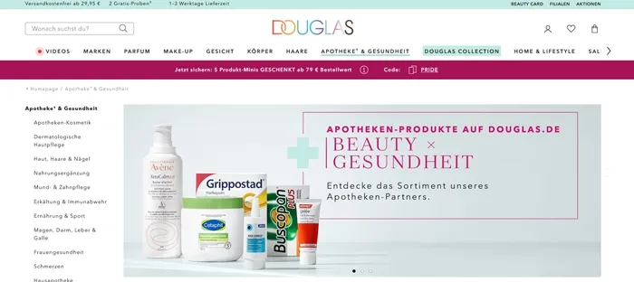 Schönheit und Gesundheit aus einer Hand dank Douglas