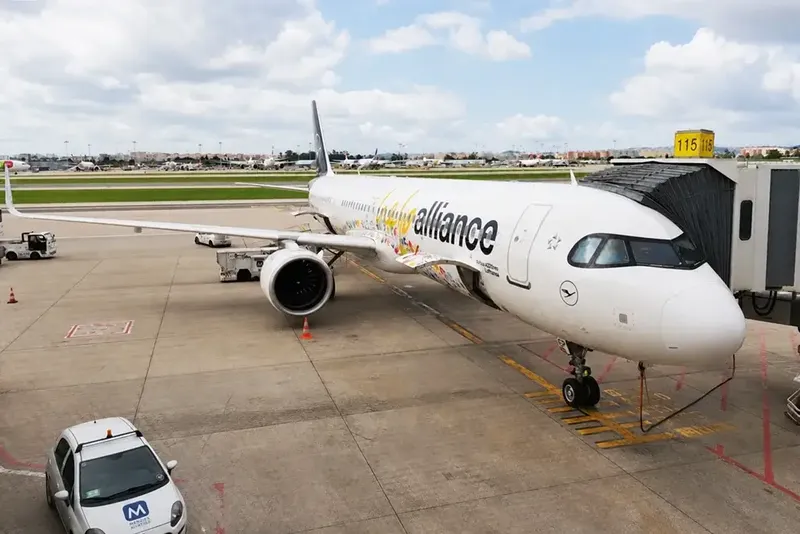 Lufthansa Business Class Airbus 321: Lissabon (LIS)-Frankfurt (FRA)