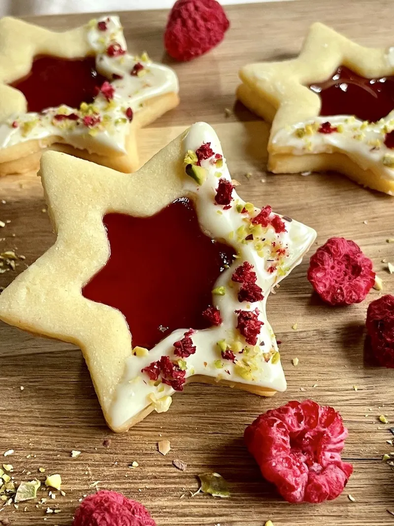 Himbeerplätzchen