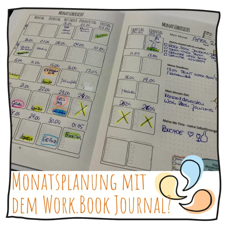 Monatsplanung leicht gemacht
