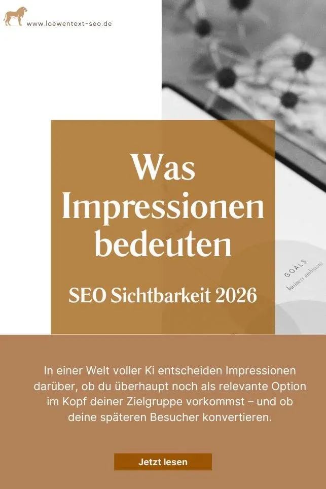 Impressionen in der SEO 2026