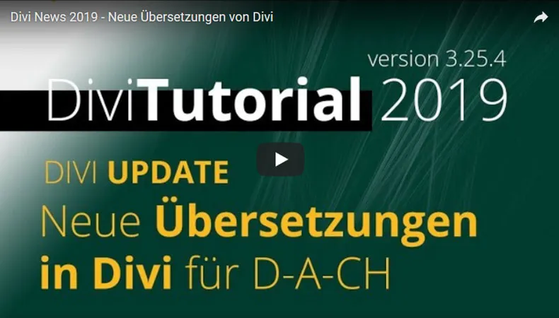 Divi Hack: Neue Übersetzungen von Divi