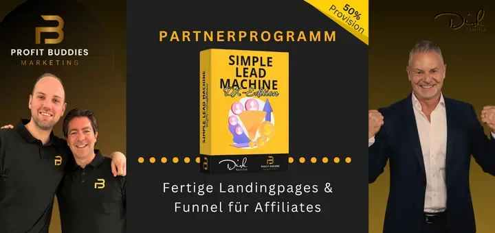 Partnerprogramm: Simple Lead Machine DK Edition (Profit Buddies)