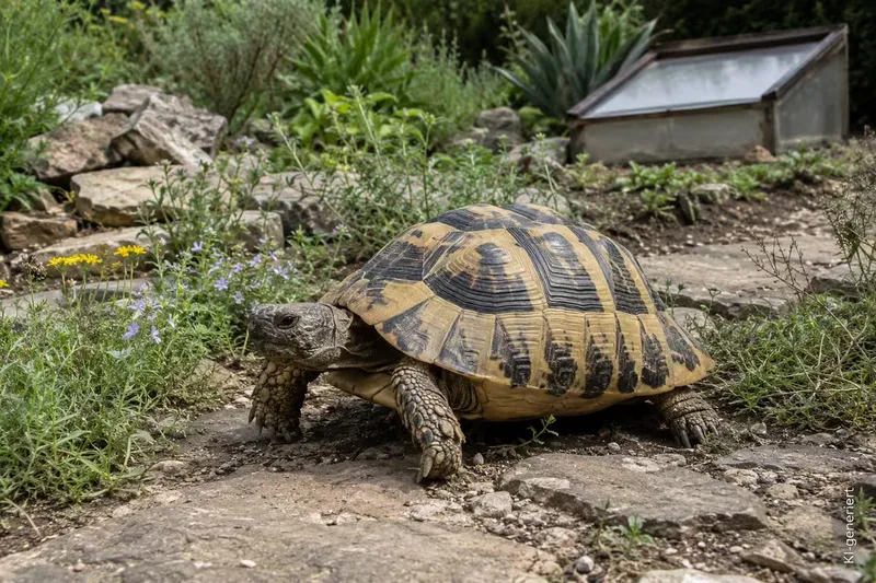 Maurische Landschildkröte: Haltung, Größe und Pflege