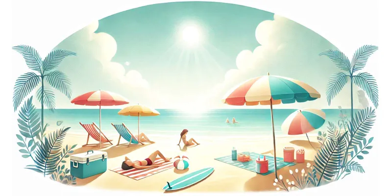 Einkaufsliste für den Strand
