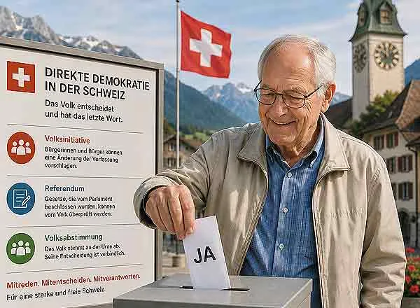 Ältere Menschen und ihre Meinung zur Politik in der Schweiz