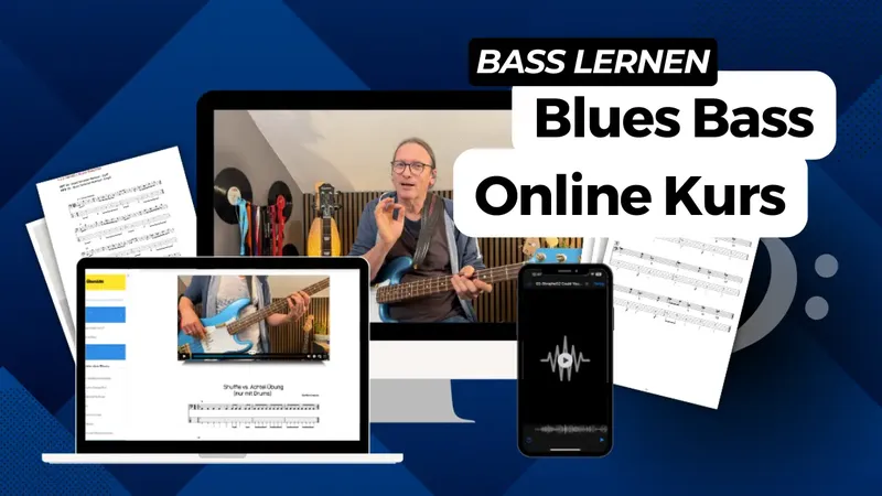 Online Blues Bass lernen