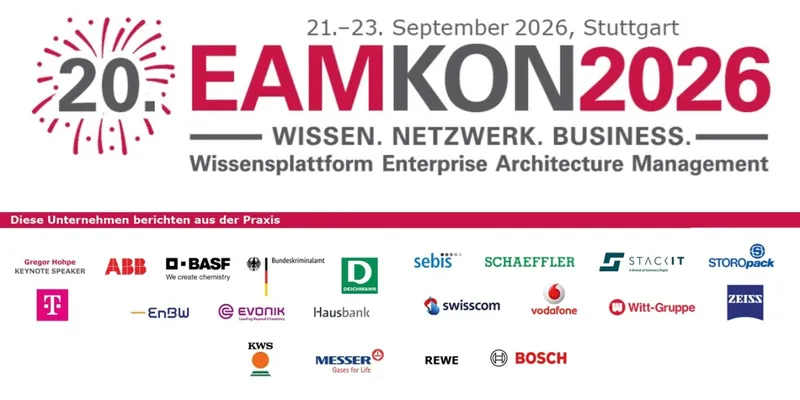 EAMKON 2026 – Top-Agenda beim Top-EAM-Event vom 21.-23.9. in Stuttgart