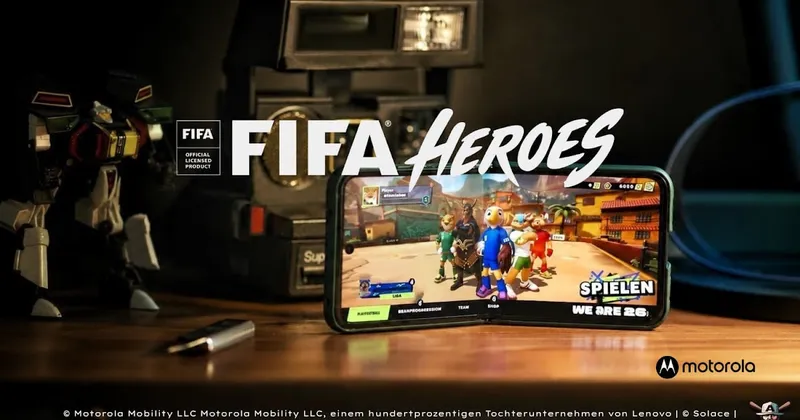 FIFA Heroes auf dem Motorola Foldable | Football is calling