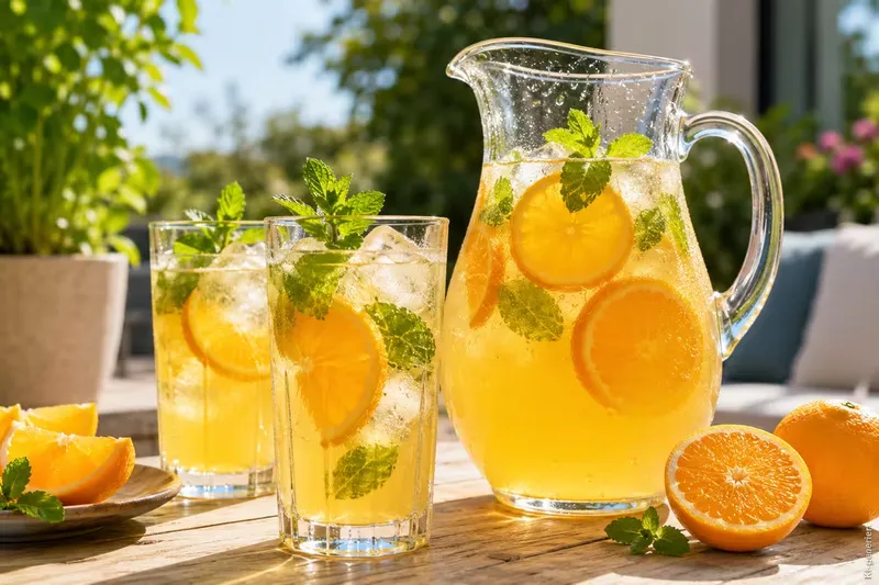 Orangenlimonade selber machen – einfaches Rezept für heiße Tage