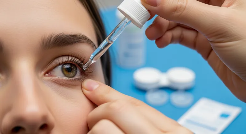 Augentropfen für Kontaktlinsen – welche sind geeignet und wie wendest du sie an?
