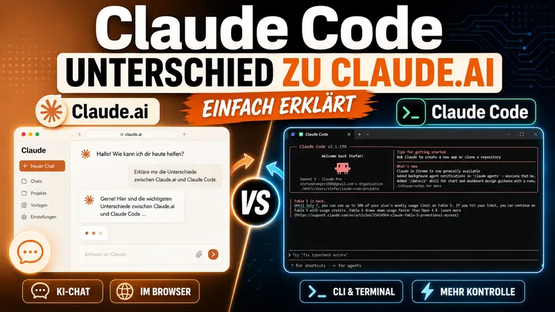 Was ist Claude Code? Unterschied zu Claude.ai einfach erklärt