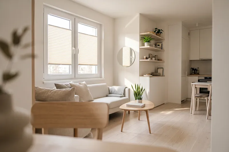 Kleine Wohnung heller, ruhiger und funktionaler gestalten