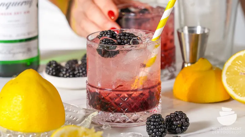 Bramble Cocktail einfach gemixt