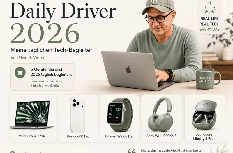 Daily Driver 2026: Meine täglichen Tech-Begleiter