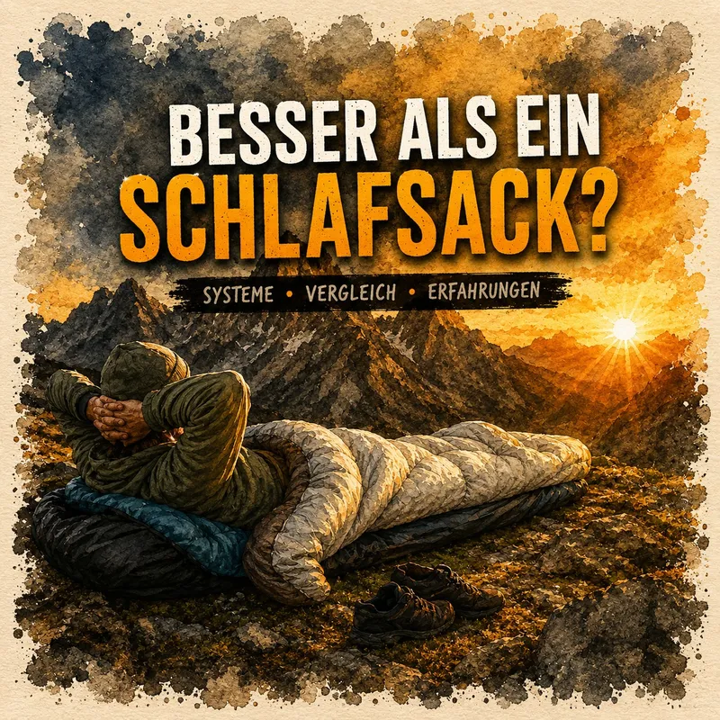 Schlafsack System erklärt: besser als klassischer Schlafsack?