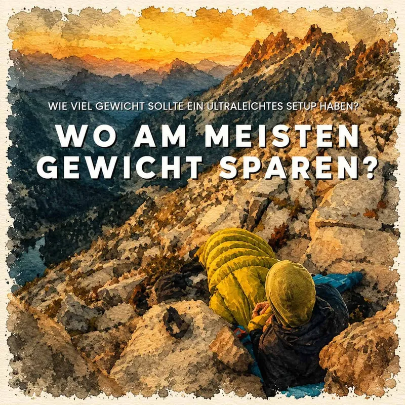 Ultraleichte Ausrüstung für Bergtouren – mein Setup & Tipps