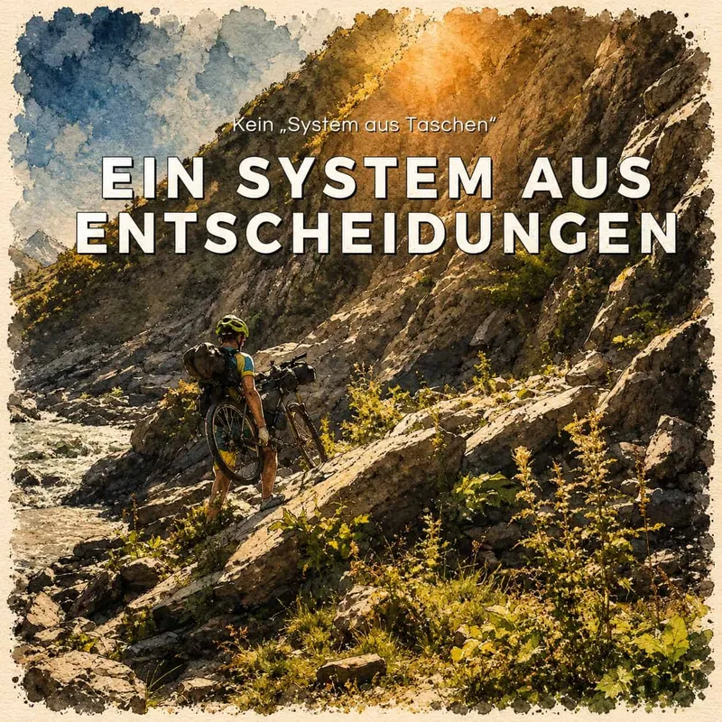 Bikepacking Setup: Mein minimalistisches System am Berg