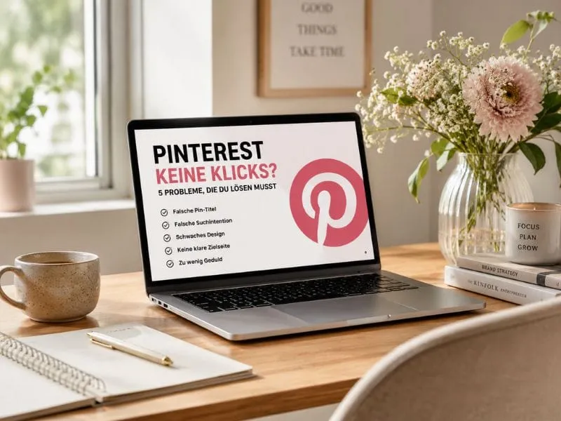 Warum dein Pinterest keine Klicks bringt: 5 Probleme, die du lösen solltest