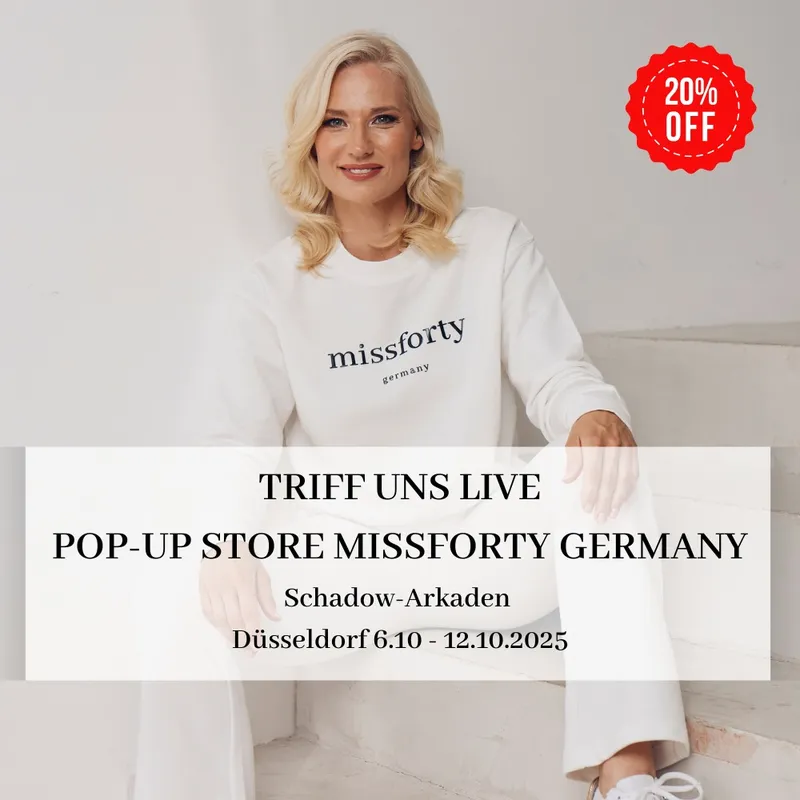 Verkaufsoffener Sonntag Düsseldorf 2025: Missforty germany Pop-up Store in den Schadow Arkaden