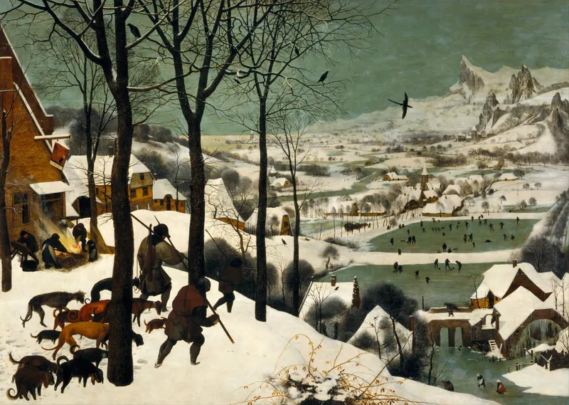 Bruegels Jäger im Schnee: Ein Blick in einen längst vergangenen Winter