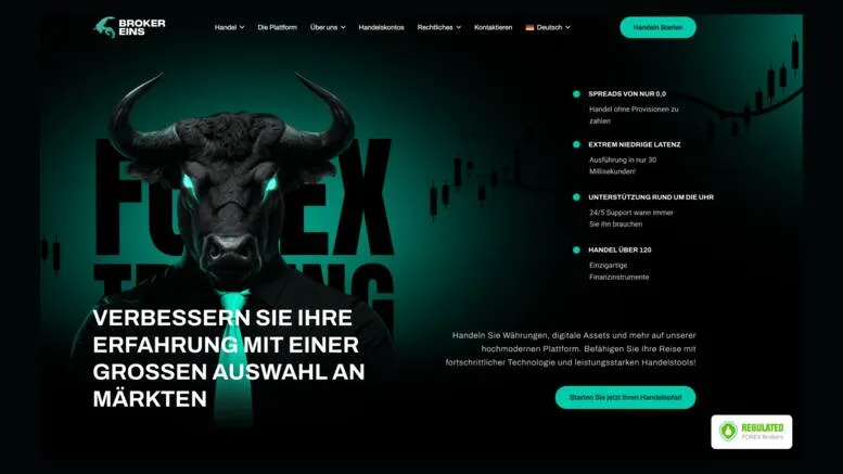 BrokerEins.com Bewertung: Welche Märkte und Handelsbedingungen bietet die Plattform?