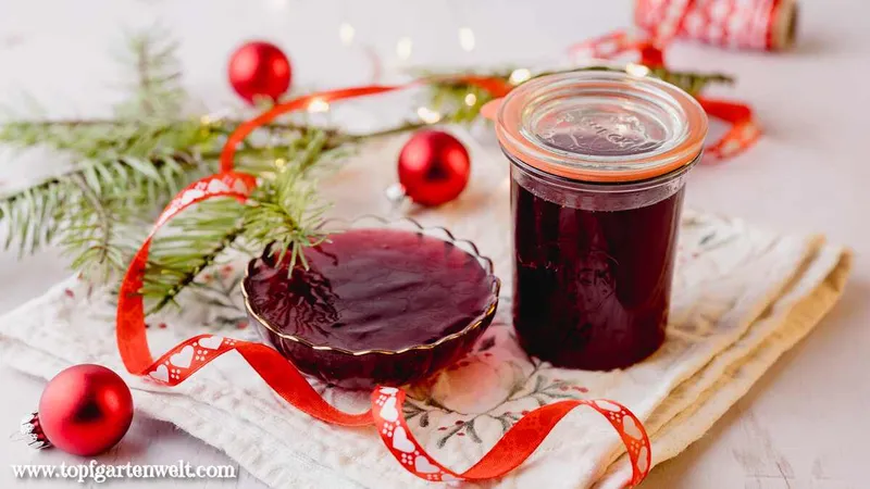 Weihnachtliches Glühweingelee für Genießer