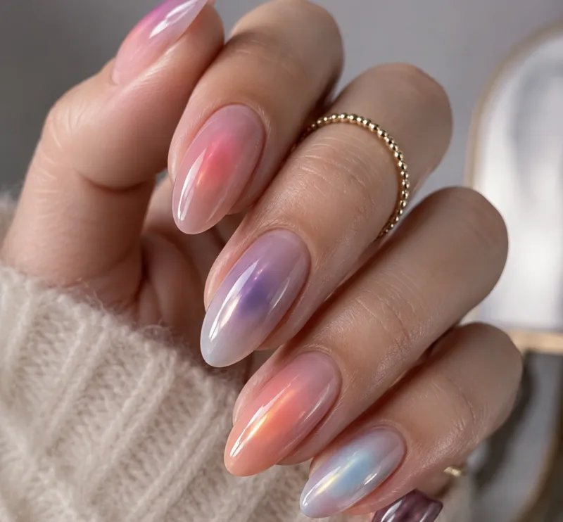 Aura Nails: Der Maniküre-Trend für Nägel mit sanftem Glow