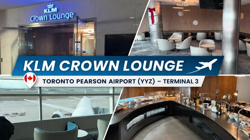 KLM Crown Lounge Toronto Pearson Airport – Erfahrungen & Bilder