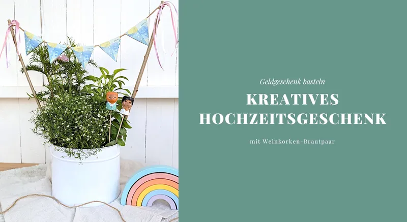 Hochzeitsgeschenk: Geld kreativ verpacken