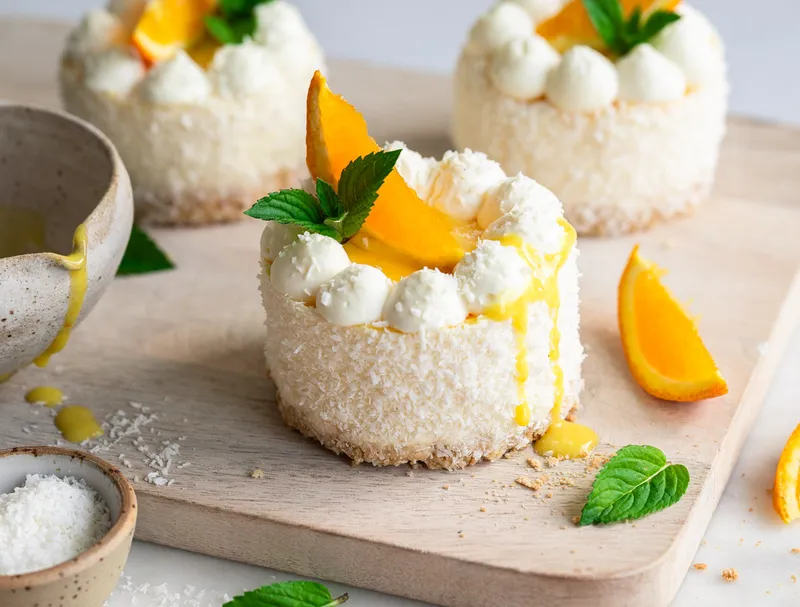 No Bake Orangen-Cheesecake – erfrischend & ohne Backen