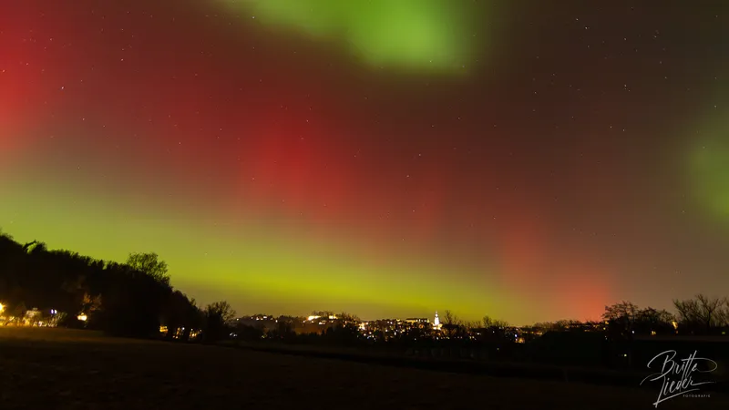 Polarlichter über Deutschland - ein seltenes Himmelsspektakel im Januar 2026
