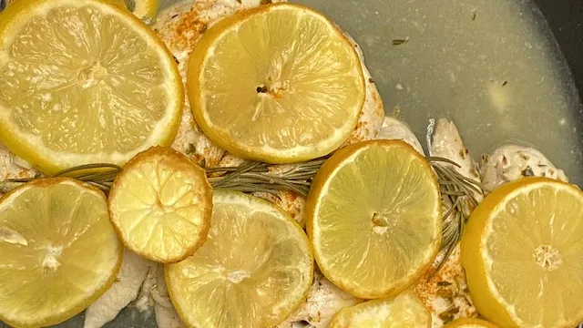 Zitronenhähnchen
