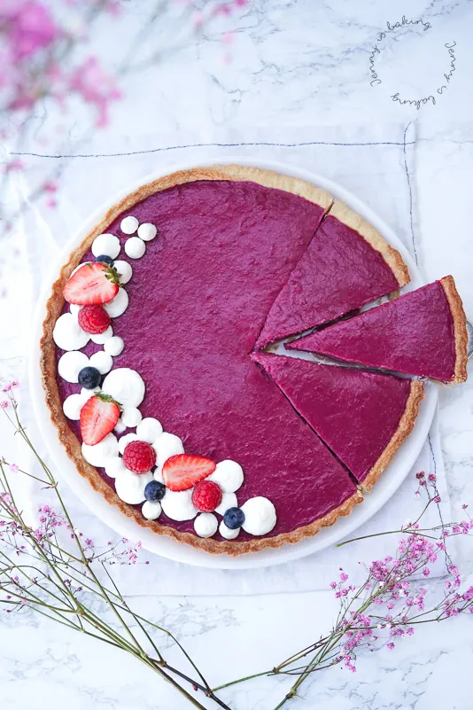 Himbeer-Curd-Tarte