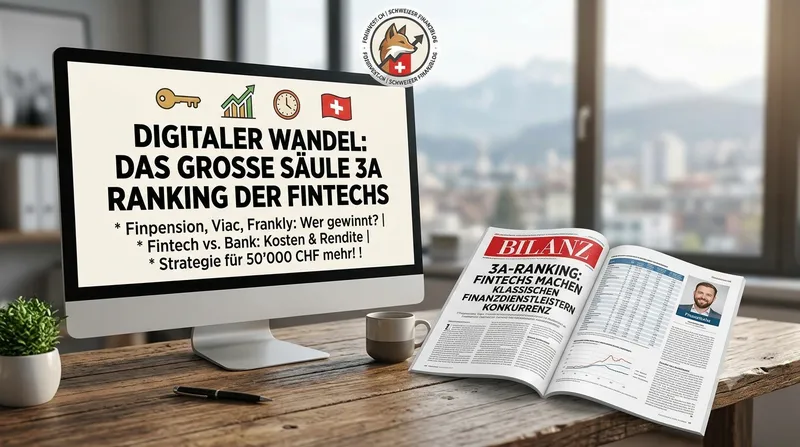 Digitaler Wandel in der Vorsorge: Das grosse Säule 3a Ranking der Fintechs