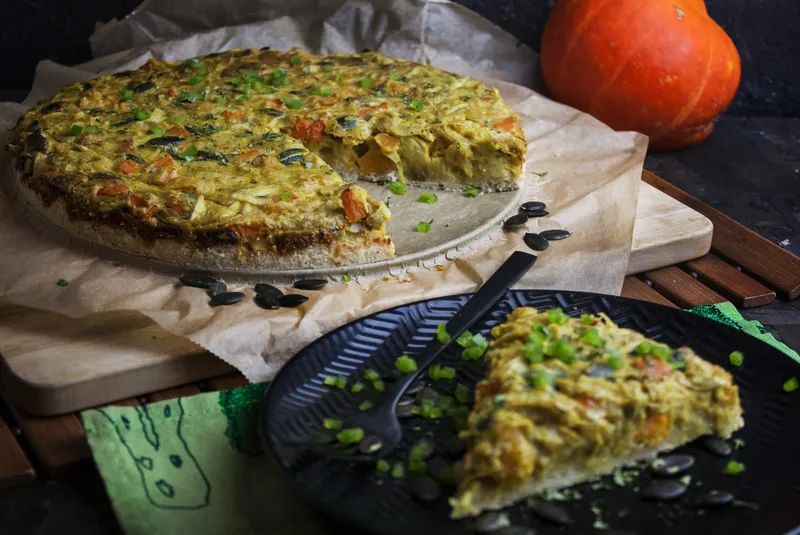 Chicorée-Kürbis-Kuchen – Winterrezept!