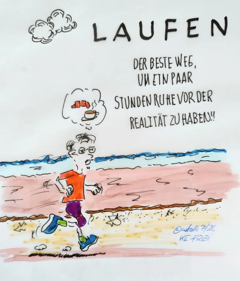LAUFEN – Der beste Weg, um ein paar Stunden Ruhe vor der Realität zu haben!