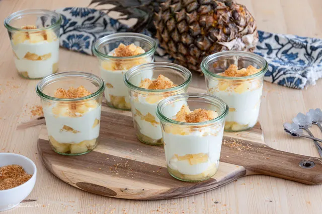 Ananas-Quark-Dessert